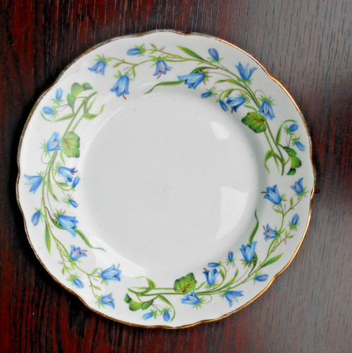 Vintage bone china bluebell