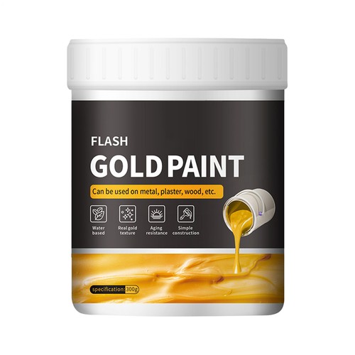 Gold leaf paint - leaf, paint,
