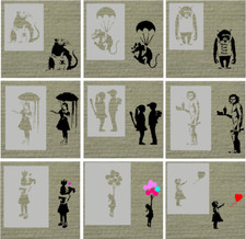 BANKSY STENCILS 190 MICRON
