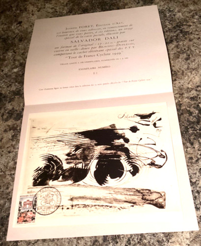 Salvador dali 1959 large rare - salvador,