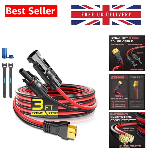 3ft 12awg solar cable - 12awg,