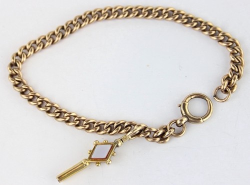 Vintage 9ct gold curb - vintage,