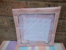 VINTAGE SET OF 2 WHITE LACE