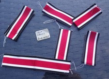 SEVEN WW2 GERMAN IRON CROSS 2ND CLASS MEDAL RIBBONS.