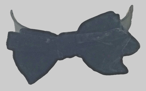 Black velvet bow - bow, tie