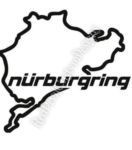 Nurburgring decal sticker - sticker, car