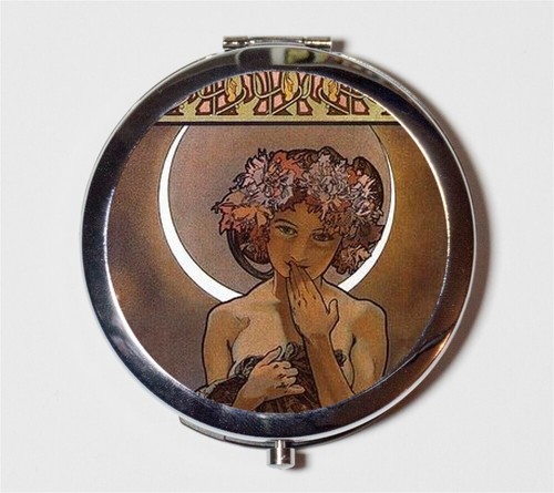 Mucha art nouveau moon - mucha,