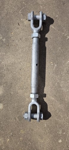 Galvanised straining rigging - straining,