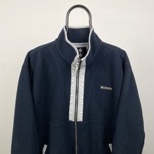 Columbia Blue Zip Fleece Jacket – Men’s Large