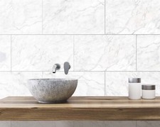 Carrara Marble Wall & Floor Tiles - Polished or Honed (matt) finish REAL MARBLE!
