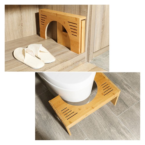 Bamboo adjustable toilet - bamboo,