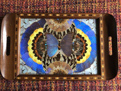 Vintage brazilian inlaid wood - vintage,
