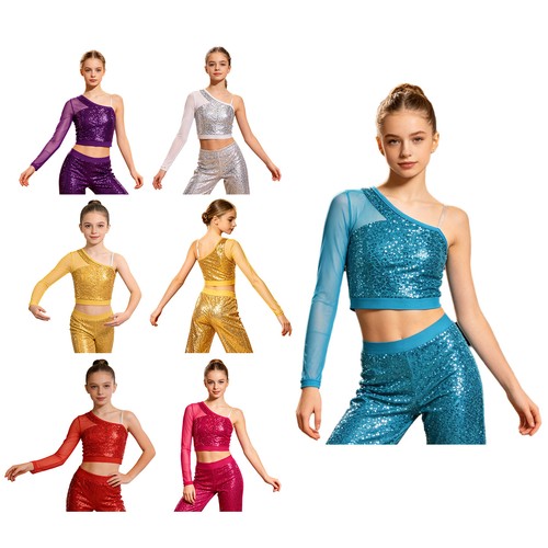 Girls sparkly sequin dance - uk,