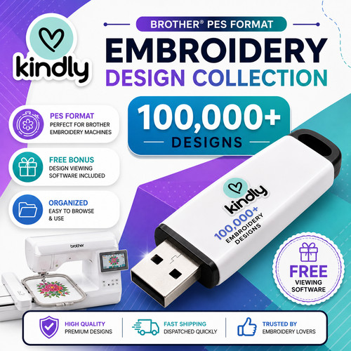 Brother embroidery usb design - embroidery,