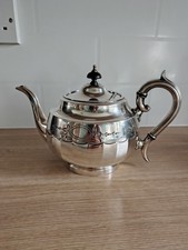 Beautiful Antique Silverplate Teapot JD & S