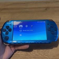 Sony PSP 3003 Vibrant Blue Handheld System VERY GOOD Condition Includes Charger 