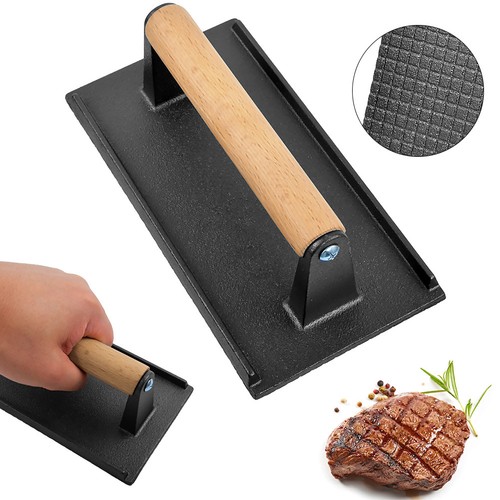 Cast iron steak weight heavy - cast,