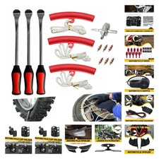 Motorcycle Tire Tool Parts Drink Cup Holder Handlebar Switch Spoiler USB Charger