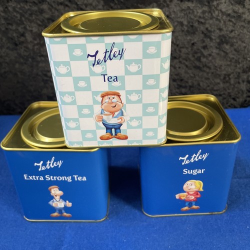 Tetley tea caddy gift set - gift, 3pc