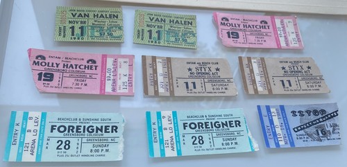 Rock concert ticket - rock, stubs