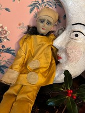 antique french pierrot boudoir doll