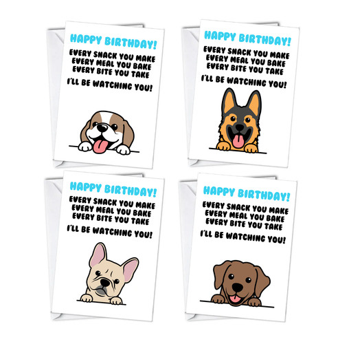 Funny birthday card from - , the