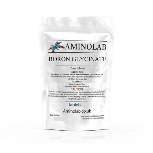 Boron glycinate 15mg tablets - boron,
