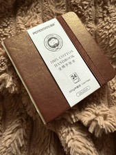 Watercolour Handbook 100% Cotton 300g 10x10 cm 24 Sheets Brown