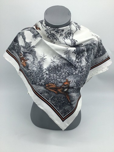 Burberry white deer montage