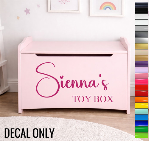 Personalised toy box - personalised, name