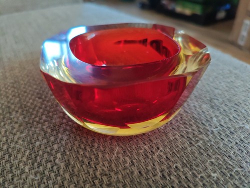 Murano glass ashtray vintage - murano,