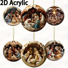 12pcs Set, 2D Flat Jesus