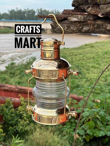 Brass ship lantern - brass,