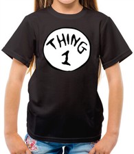 Thing 1 - Kids T-Shirt - Costume - Halloween - Thing 2 - Seuss - Outfit - Twin