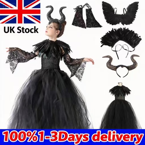 New kids maleficent cosplay - new,