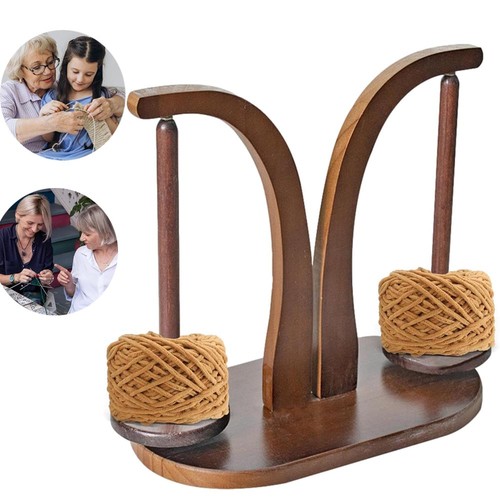 Wooden yarn holder - wooden,