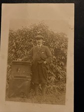 Antique Photograph Man Outside