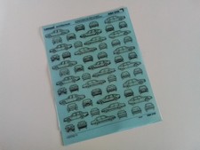 LETRASET DRY TRANSFER RUB ON LETTERING CARS  VEHICLES JAGUAR ROVER VOLVO