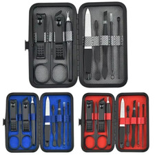 New Manicure Pedicure Nail Care Set Cutter Clippers Kit Case For Mens & Ladies