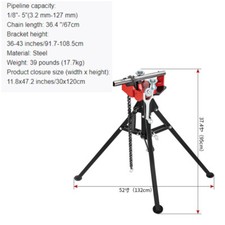 Chain Pipe Vice Tripod Work