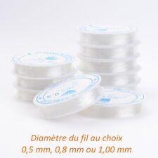 Clear Elastic Wire for Nylon Bracelet in 0.5mm,0.8mm and 1mm Coil