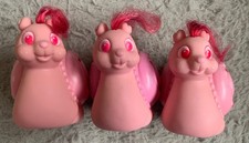Vintage Tonka keypers x 3 Pink