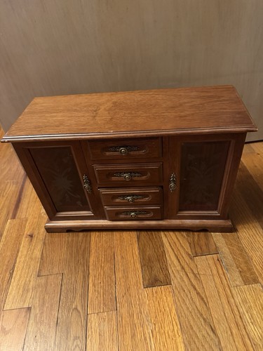 Vintage london leather - leather, wood