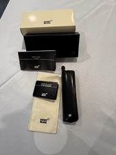 La Vie De Boheme Mont Blanc Leather Pen Pouch With Zip