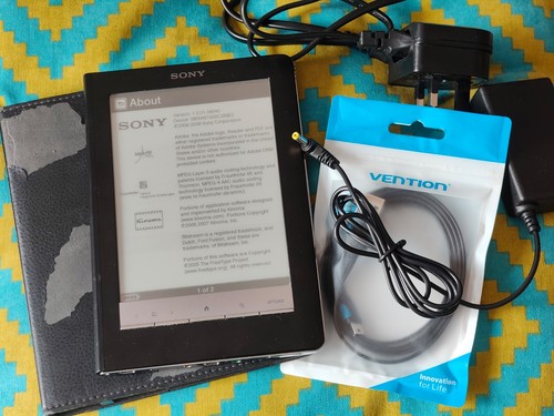 Sony prs 600 ebook - sony, reader