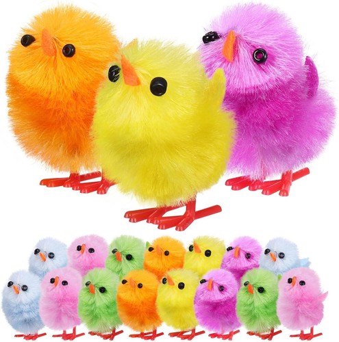 Multicoloured easter chicks - easter,