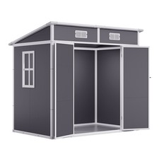 6x4 Large Plastic Shed Outdoor
