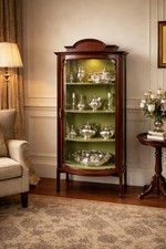 Edwardian mahogany Bowfront