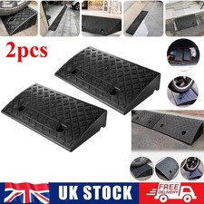 2Pcs Heavy Duty Ramp Kerb Ramps Driveway Car Vehicle Threshold Ramp Curb Tool