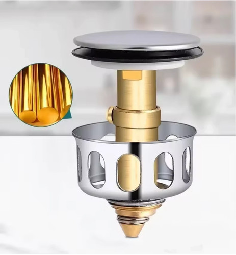 Bath drain copper - bath, plug